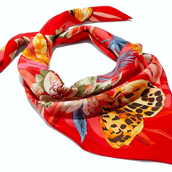 Salvatore Ferragamo Silk Scarf - Picture 9 of 16